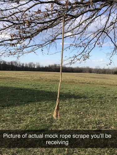 Mock scrape hemp - mock, rope